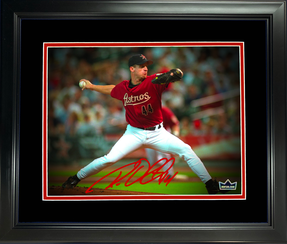 Framed Roy Oswalt Houston Astros Facsimile Laser Engraved Signature Auto 11"x14"Baseball Photo HOFSM Holo (ONLINE ORDER ONLY)