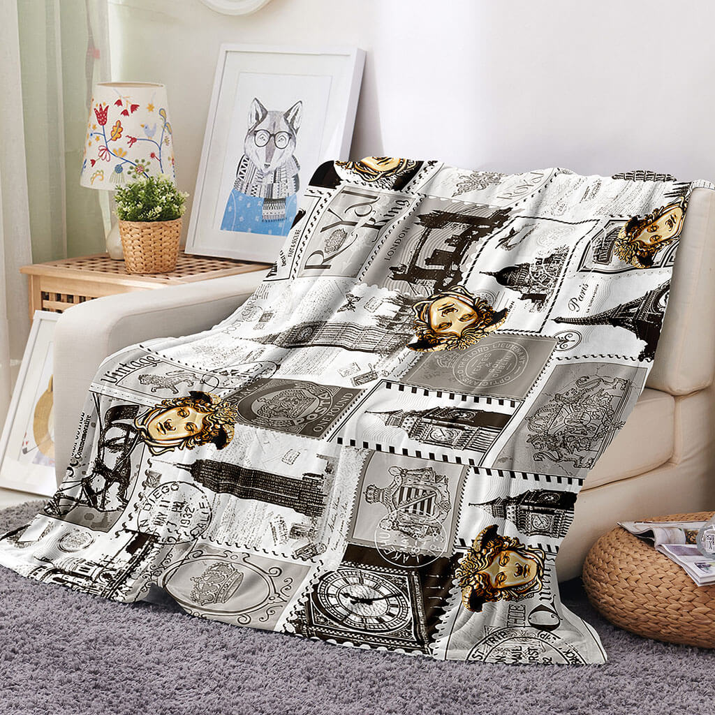 Royal Ring Blanket Flannel Fleece Throw Cosplay Blanket Room Decoration (Online Order Only)