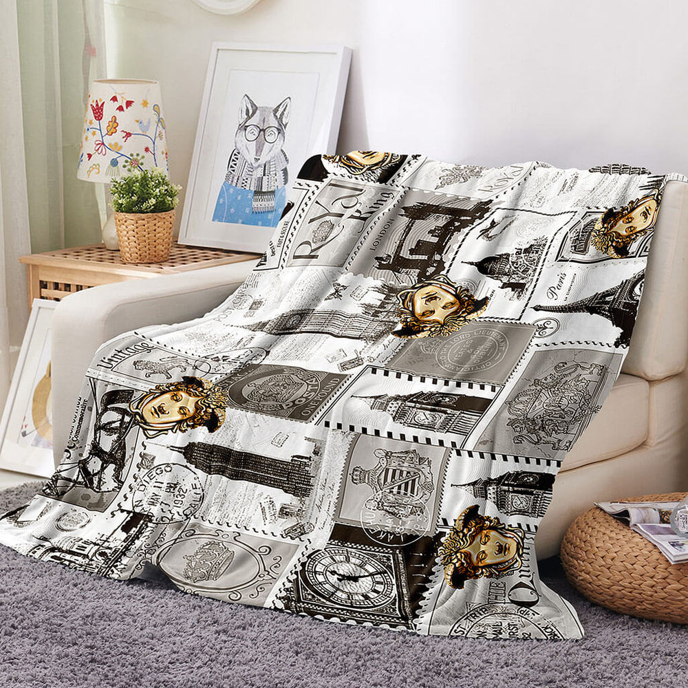 Royal Ring Blanket Flannel Fleece Throw Cosplay Blanket Room Decoration (Online Order Only)