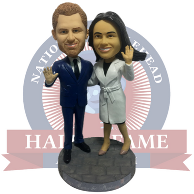 Royal Wedding Prince Harry and Meghan Markle Engagement Bobblehead (ONLINE ORDER ONLY)