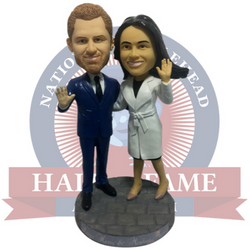 Royal Wedding Prince Harry and Meghan Markle Engagement Bobblehead (ONLINE ORDER ONLY)