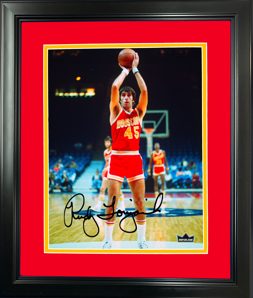 Framed Rudy Tomjanovich Facsimile Laser Engraved Signature Auto 11"x14"Basketball Photo HOFSM Holo (ONLINE ORDER ONLY)