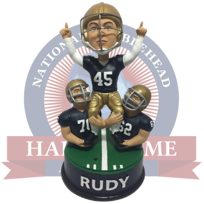 Daniel "Rudy" Ruettiger Talking Celebration Bobblehead (ONLINE ORDER ONLY)
