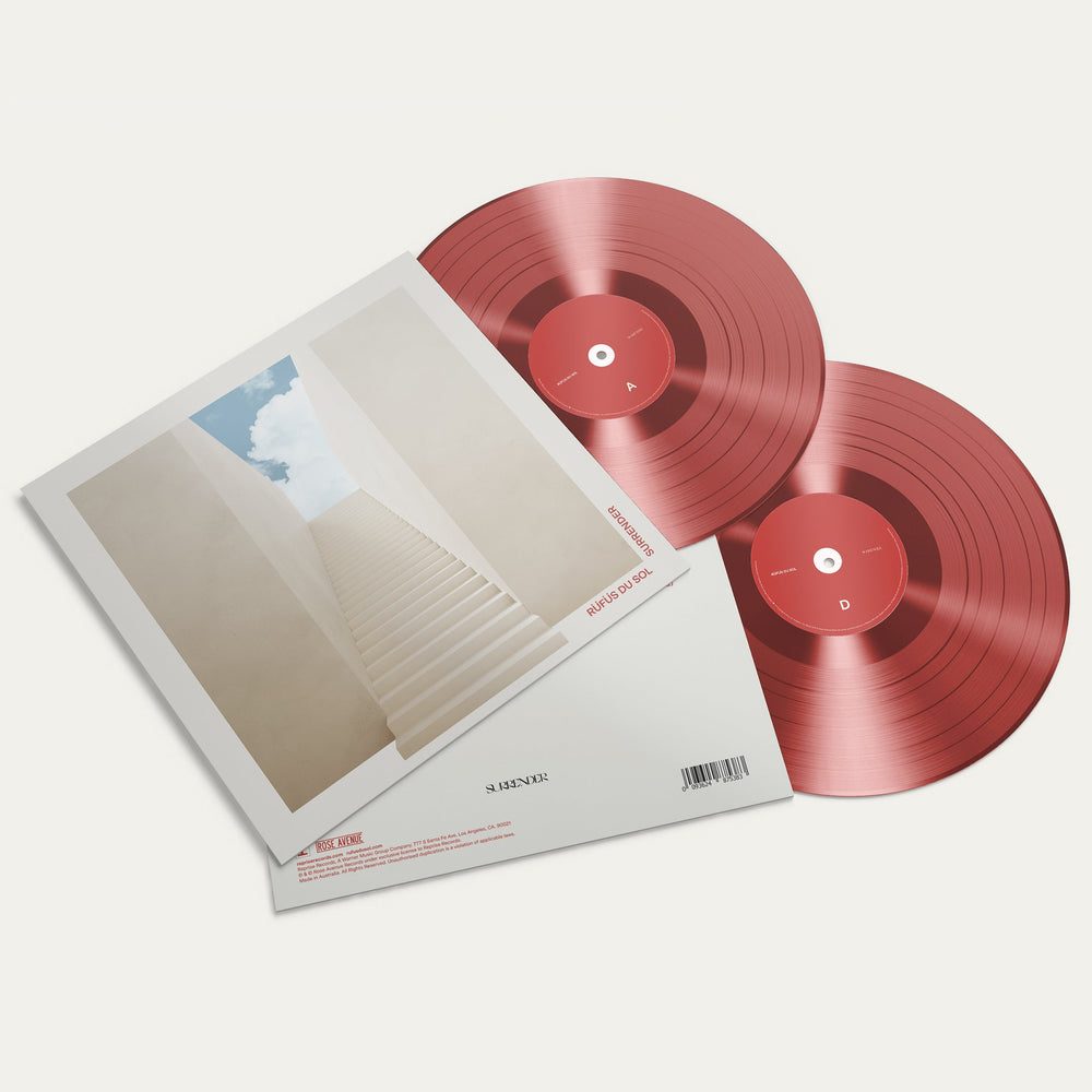 Rufus Du Sol - Surrender 2LP (red vinyl) [Vinyl] (ONLINE ORDER ONLY)