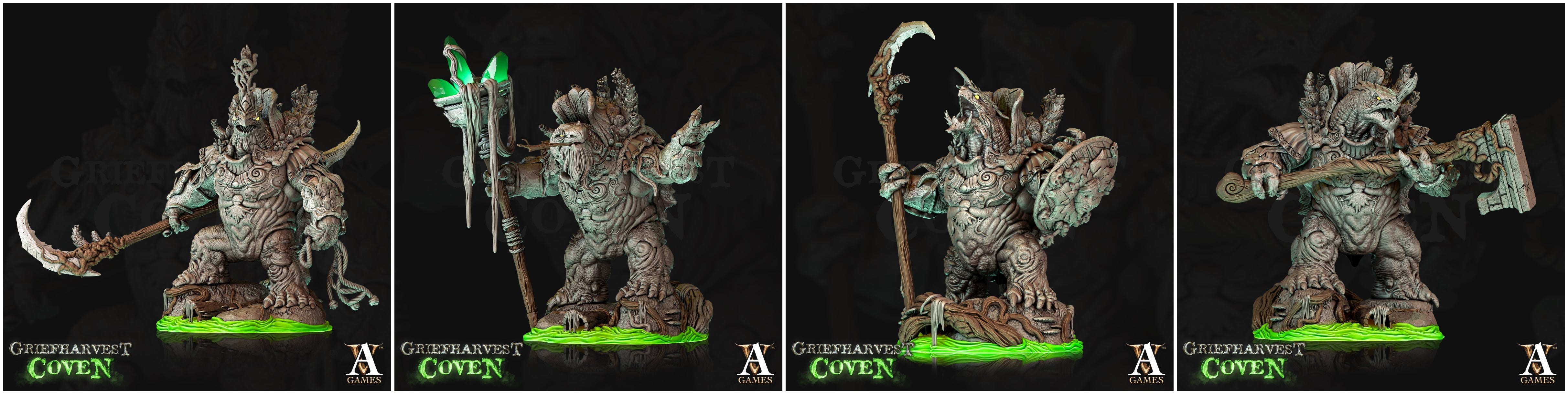 3D Printed Archvillain Games Griefharvest Coven - Rukabak 28mm 32mm D&D (Online Only)