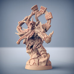3D Printed Artisan Guild Runakk Forgemaster Dumlok Flameseekers 28mm 32mm (Online Only)