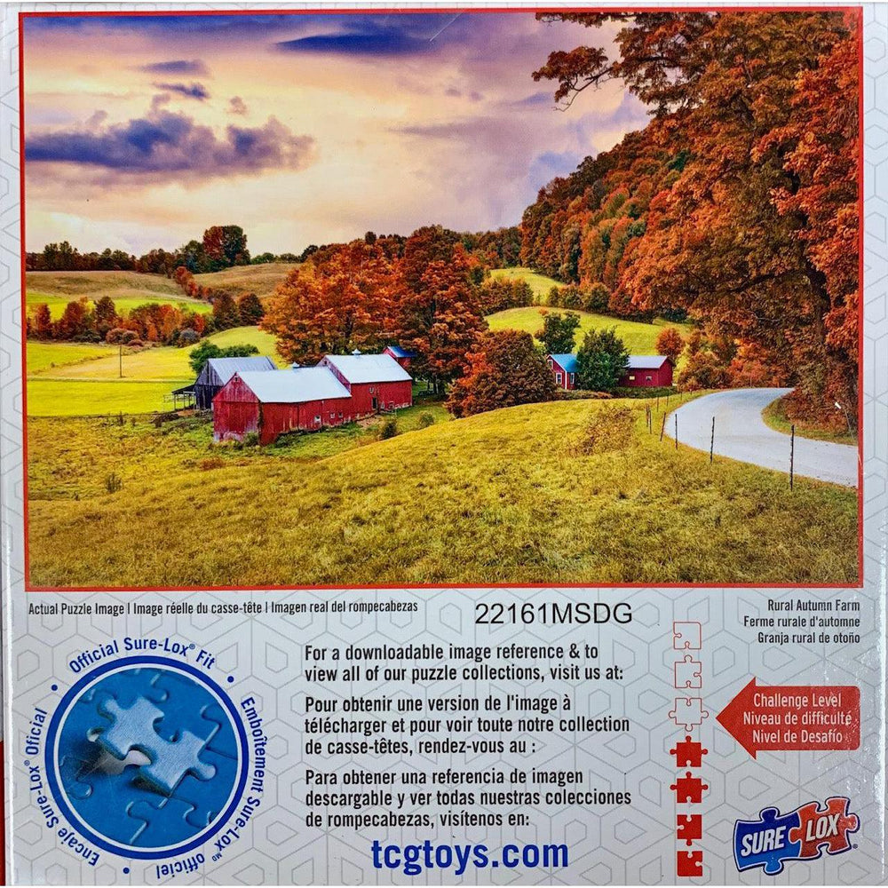 Rural Farm in Autumn Americana 500 Piece Jigsaw Puzzle Sure Lox (ONLINE ORDER ONLY)