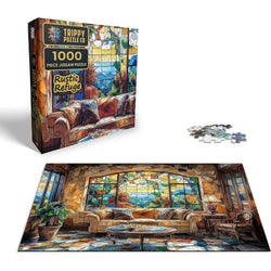Rustic Refugee 1000 Piece Jigsaw Puzzle Trippy (ONLINE ORDER ONLY)