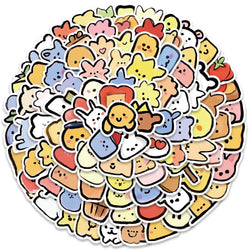 100pcs Funny Cute Cartoon Animals Meme Stickers Pack Vinyl Laptop Phone Decals Luggage Skateboard Guitar Waterproof Graffiti (ONLINE ORDER ONLY)