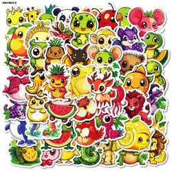 Cute Fruit Animal Stickers for Laptop, Bike, Skateboard, Notebook - 10/30/50PCS (ONLINE ORDER ONLY)