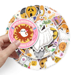 10/30/50PCS Horror Halloween Cartoon Sticker Decals For Notebook Motorcycle Bike Laptop PVC Waterproof Graffiti Stickers Kid Toy (ONLINE ORDER ONLY)