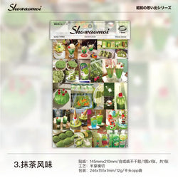 1Piece Showa Memories Series Cute Sticker for Phone Camera Luggage Journal Sticker Kawaii Decoration Sticker Gift (ONLINE ORDER ONLY)