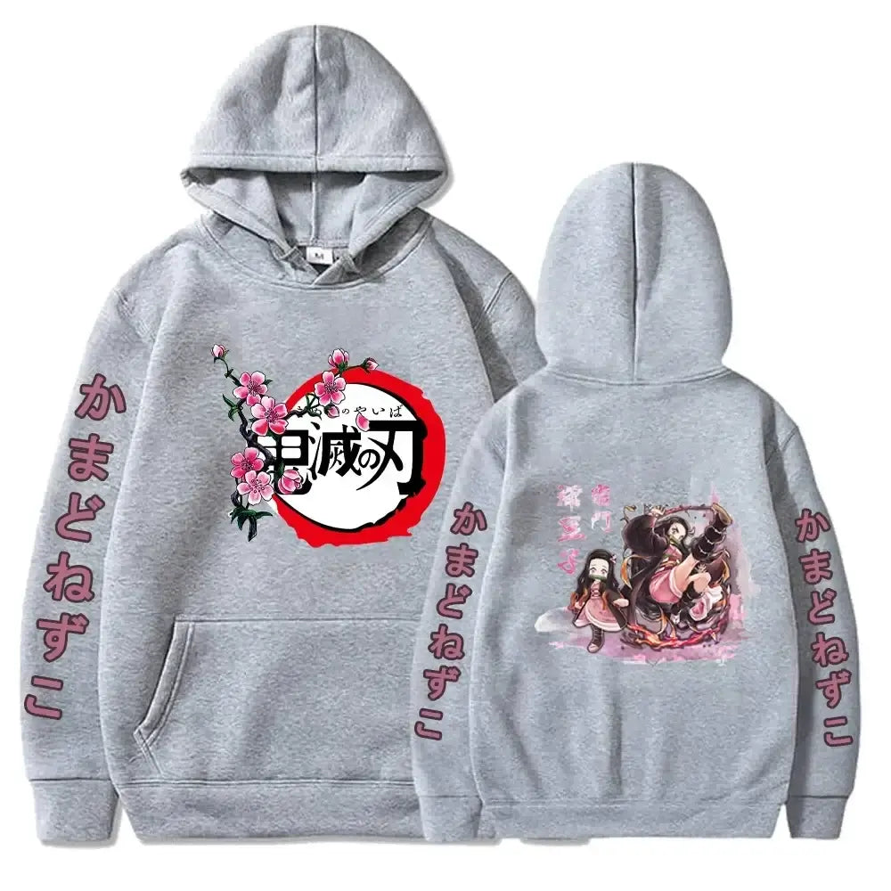 Demon Slayer Kamado Nezuko Oversize Anime Hoodie Streetwear (ONLINE ORDER ONLY)