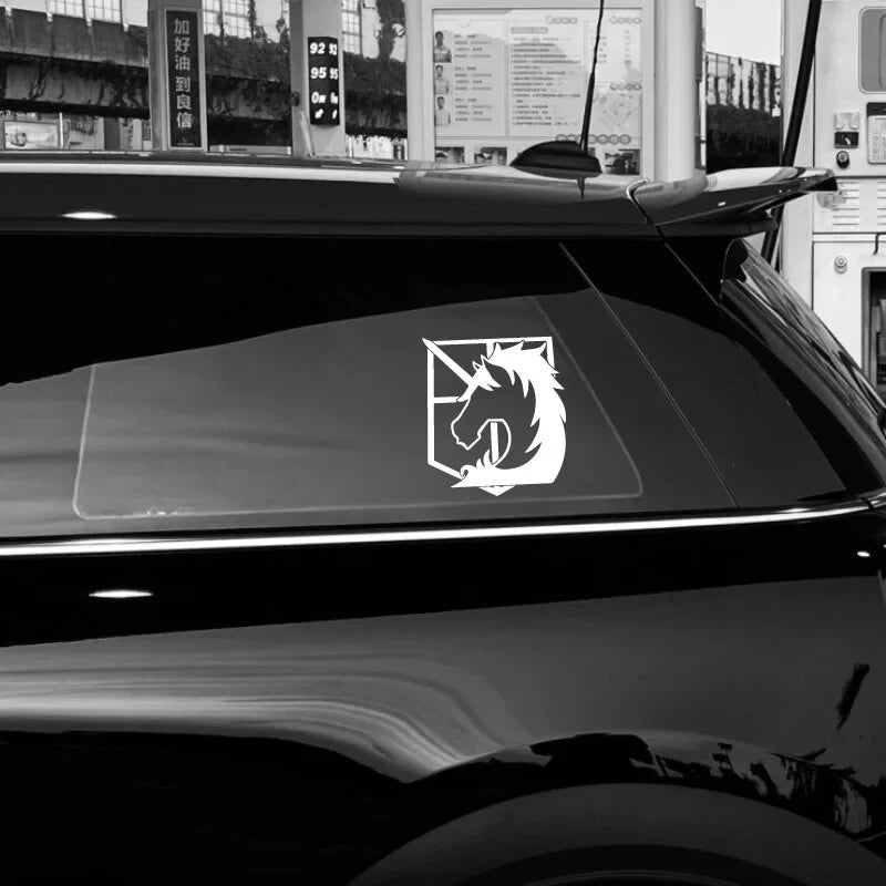 Unicorn ,CARTOON Stickers,Japanese TITAN,High quality sticker for cars trucks motorcycles &laptops! (ONLINE ORDER ONLY)