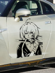 Japanese Anime Car Sticker Individual Decoration Door Donnet External Parts Waterproof Die-Cutting PVC Vinyl Decals (ONLINE ORDER ONLY)