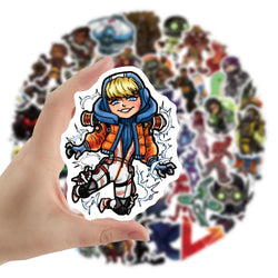 50PCS Apex Legends Stickers for Kids Toys, Skateboard, Suitcase, Motorcycle, Wall Decor (ONLINE ORDER ONLY)
