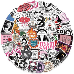 Smut Bookish Graffiti Stickers 10/30/50PCS Funny Decals for Notebook Phone Skateboard Water Bottle (Online Order Only)