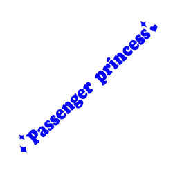 The Text Car Stickers Passenger Princess Interior Decoration Rear View Mirror Fashion Stickers Creative Sport PVC Vinyl Decals (ONLINE ORDER ONLY)