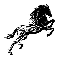 Car Sticker Handsome Horse Waterproof Vinyl Decal Car Accessories Pegatinas Para Coche DIY Car Styling (ONLINE ORDER ONLY)