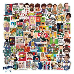 10/30/50PCS TV Show The Big Bang Theory Sticker Packs (ONLINE ORDER ONLY)