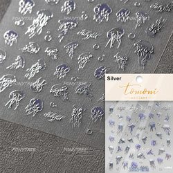 Pink Star Oceanic Shell Starfish Conch Bowknot Embossment Shiny Delicate 5D Chic Self Adhesive Nail Art Stickers Manicure Decals (Online Order Only)