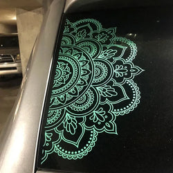 Half Mandala Car Sticker Decoration Window Bodywork Styling Motorcycle Accessories Die Cutting Vinyl Decals (ONLINE ORDER ONLY)