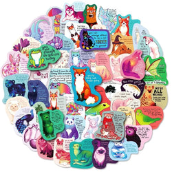 Inspirational Quotes Vinyl Stickers for Planners, Water Bottles, Scrapbooking, Laptops - 10/25/50pcs (ONLINE ORDER ONLY)