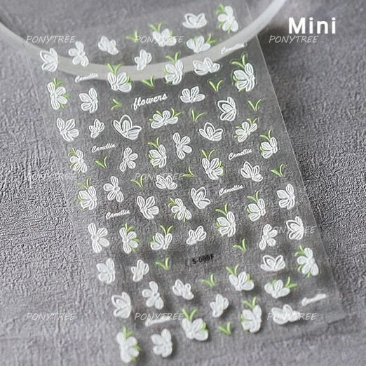 Crystal Ball Santa Claus Snowman Bowknot Red Christmas Tree Bell Socks Self Adhesive Nail Art Stickers Snowflake Manicure Decals (ONLINE ORDER ONLY)