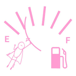 Hero Empty Full Gas Gauge Sticker for Car Fuel Tank Cap Door Decoration Exterior Accessories Outdoor Stickers Vinyl Decals (ONLINE ORDER ONLY)