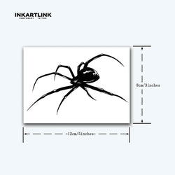 Spider Temporary Tattoo - Waterproof, Semi-Permanent, Lasts 15 Days (Online Order Only)