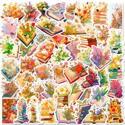 Cute Flower Cartoon Stickers for Laptop, Phone, Suitcase, Diary - 10/30/50pcs (Online Order Only)