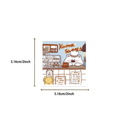 50pcs Cute Cartoon Miiiiichan Stickers Animals Anime For Laptop Water Bottle Luggage Notebook Waterproof Graffiti Vinyl Decals (Online Order Only)