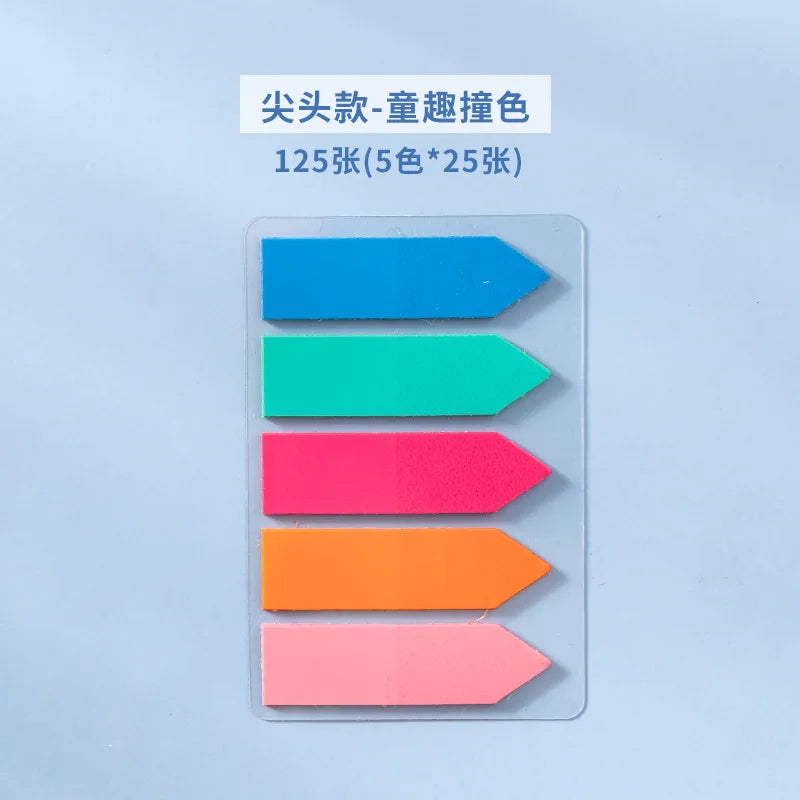 PET Transparent Index Sticky Note Sticker Student Label Sticky Note Sticker Notepad Bookmark School supplies Kawaii stationery (ONLINE ORDER ONLY)