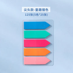 PET Transparent Index Sticky Note Sticker Student Label Sticky Note Sticker Notepad Bookmark School supplies Kawaii stationery (ONLINE ORDER ONLY)