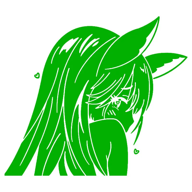 Japanese Anime Car Sticker Window Decoration Beautiful Girl Stickers Laptop Computer Auto Parts Vinyl Decal (ONLINE ORDER ONLY)