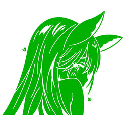 Japanese Anime Car Sticker Window Decoration Beautiful Girl Stickers Laptop Computer Auto Parts Vinyl Decal (ONLINE ORDER ONLY)