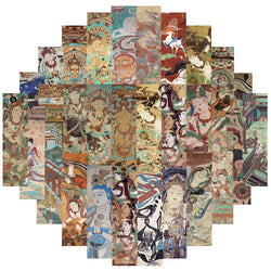 Retro Dunhuang Bookmarks Stickers Decals DIY Skateboard Notebook Phone Laptop Car (ONLINE ORDER ONLY)