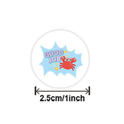 100-500pcs Cartoon Reward Stickers For Children School Encouragement Toy Gift Baking Party Decoration Label Stationery Sticker (ONLINE ORDER ONLY)