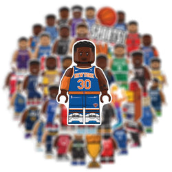 50Pcs Cool Basketball Character Graffiti Stickers Decals DIY Laptop Luggage Skateboard Car Bike Decoration Sticker Toys (ONLINE ORDER ONLY)