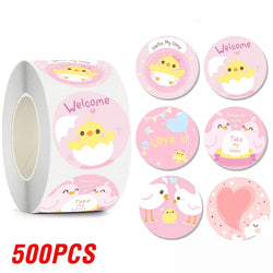 100-500pcs Cute Reward Stickers for Kids Children Kindergarten School Encouragement Students Games Toy Animals Stationery Labels (ONLINE ORDER ONLY)