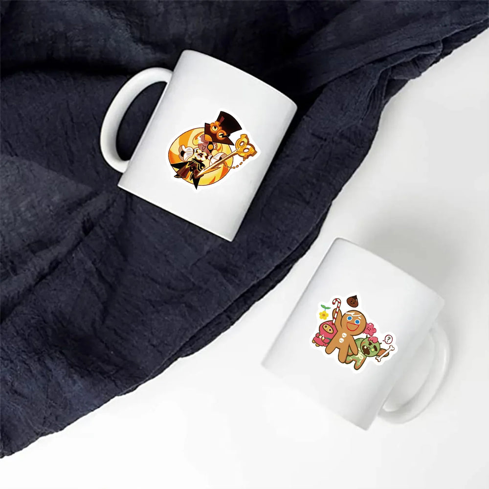 10/30/50PCS Cookie Run Kingdom Stickers Toys Skateboard Guitar Computer Skateboard Cup Desk Cartoon Cute Creative Graffiti Toy (ONLINE ORDER ONLY)