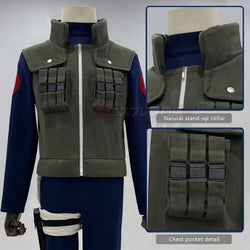Hatake Kakashi Cosplay Costume Naruto Jonin Set