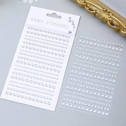 Festival Rhinestone Face Jewelry Stickers - DIY Crystal Eye Makeup & Nail Art (Online Order Only)