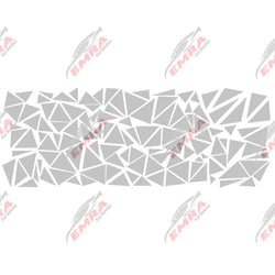 Triangle Car Sticker Decoration Side External Accessories Camouflage Kit Wrap Camo Tuning Styling Waterproof Vinyl Decals (ONLINE ORDER ONLY)