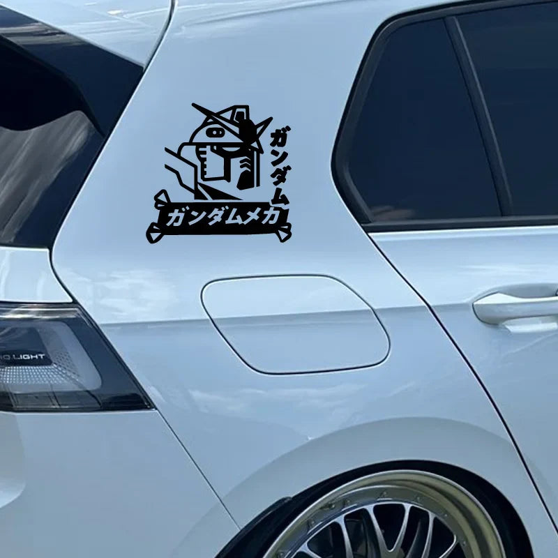 CARTOON Japanese robot Gunda Stickers,for cartoon lover,High quality sticker for cars trucks motorcycles &laptops! (ONLINE ORDER ONLY)