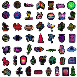 10/30/50/100pcs Fresh Neon Light Sticker Packs (ONLINE ORDER ONLY)
