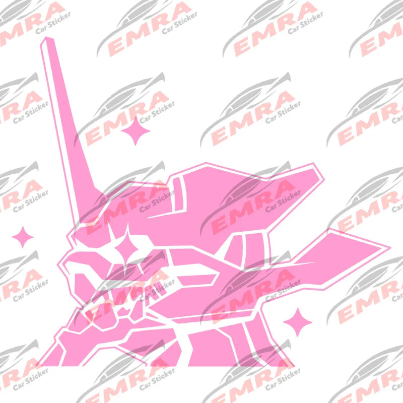 Anime Car Sticker for Robot JDM Sticker Decoration Bumper Window External Accessories Waterproof Die Cutting Vinyl Decals (ONLINE ORDER ONLY)