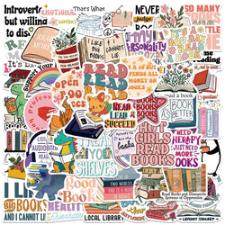 50PCS Dark Romance Bookish Stickers for Kindle, iPad, Laptop, Phone, Diary (ONLINE ORDER ONLY)