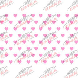 72PCS Love Quarter Window Car Sticker Suitable for Most Vehicles Decoration Die Cutting Accessories Waterproof Vinyl Decals (ONLINE ORDER ONLY)