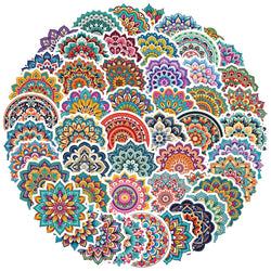 Mandala Flower Graffiti Stickers for Suitcase, Skateboard, Laptop, Luggage, Phone - 10/30/50Pcs (ONLINE ORDER ONLY)
